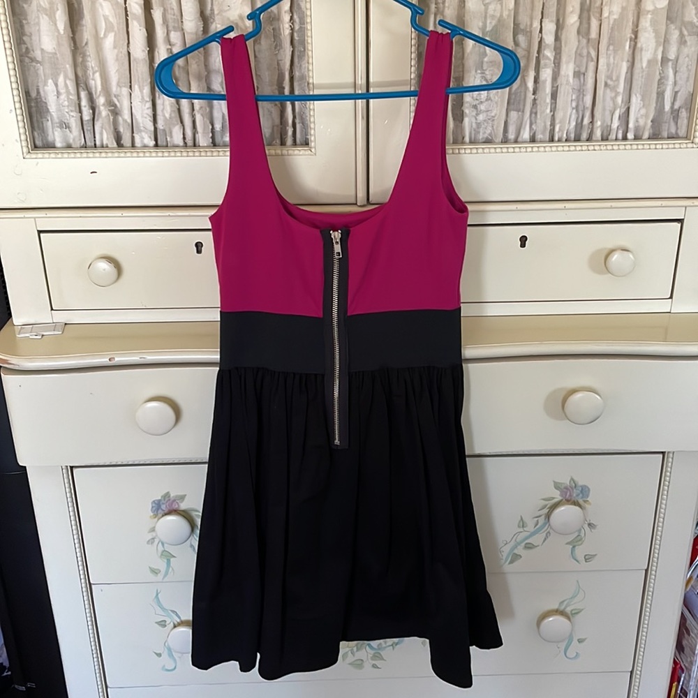 Aqua Color-block Dress - Picture 2 of 3